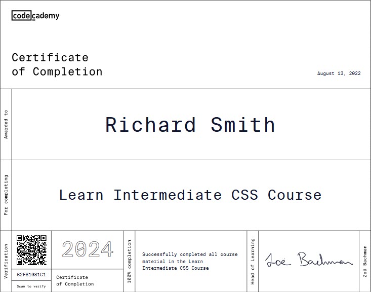 Intermediate CSS